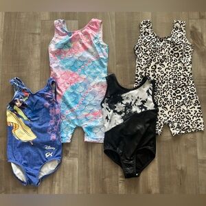 Girls size XS 4/5 leotard bundle for gymnastics or dance